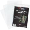 BCW 5×7 Photo Sleeves – 300 ct | Acid Free, No PVC | Soft Clear Plastic Photo Sleeves | Archival Quality | Fits 5×7 Photos & BCW 5×7 Toploaders