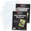BCW 6×8 Photo Sleeves – 200 Pack | Archival Photo Sleeves for Art, Postcards & Photos | Acid-Free, No PVC | Archival Quality for Storage & Display
