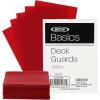 BCW Basics Card Sleeves | 500 Count Box | Acid-Free, Archival Safe | Durable, Cost-Effective Card Protector Sleeves for Standard 2.5″ x 3.5″ Trading and Game Cards (Blue)(Red)