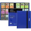 BCW Basics Folio 9-Pocket Card Album – Black | Archival Safe, Side-Loading Binder | Premium Storage Solution for Trading Cards, Sports Cards, and More | 360-Card Capacity(Blue)