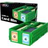 BCW Collectible Card Bin – Holds up to 1600 Cards | Large Card Storage Box for Loose Trading Cards | Pokemon, MTG, and Sports Card Storage Boxes | Sorting Card Box (Green, Single)(Single)