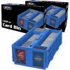 BCW Collectible Card Bin – (Single, Blue) | Holds up to 1600 Cards | Plastic Storage Box for Pokémon, MTG & Sports Cards(2 Pack)