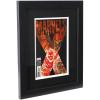 BCW Comic Book Frame – Silver Age | Black Wood Frame with Polycarbonate Front | Wall Mountable Display for Silver Age Comics | Fits Marvel, Spiderman, and More | 13×16 Dimensions(Current)