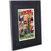 BCW Comic Book Frame – Silver Age | Black Wood Frame with Polycarbonate Front | Wall Mountable Display for Silver Age Comics | Fits Marvel, Spiderman, and More | 13×16 Dimensions(Silver Age)