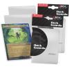 BCW Deck Guard – Double Matte Black Card Sleeves | Acid-Free, Archival-Safe, No PVC | Anti-Glare Matte Finish | Fits Standard 2½” x 3½” Game Cards | Durable Deck Protector Sleeves | 100 Ct(White)