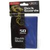 BCW Deck Guard – Double Matte Purple Card Sleeves | Acid-Free, Archival-Safe, No PVC | Anti-Glare Matte Finish | Fits Standard 2½” x 3½” Game Cards | Durable Deck Protector Sleeves | 50 Ct(Blue)