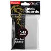 BCW Deck Guard – Double Matte Purple Card Sleeves | Acid-Free, Archival-Safe, No PVC | Anti-Glare Matte Finish | Fits Standard 2½” x 3½” Game Cards | Durable Deck Protector Sleeves | 50 Ct(White)