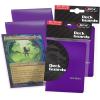 BCW Deck Guard – Double Matte Purple Card Sleeves | Acid-Free, Archival-Safe, No PVC | Anti-Glare Matte Finish | Fits Standard 2½” x 3½” Game Cards | Durable Deck Protector Sleeves | 100 Ct
