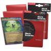 BCW Deck Guard – Double Matte Red Card Sleeves | Acid-Free, Archival-Safe, No PVC | Anti-Glare Matte Finish | Fits Standard 2½” x 3½” Game Cards | Durable Deck Protector Sleeves | 100 Ct
