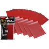 BCW Deck Guard – Double Matte Red Card Sleeves | Acid-Free, Archival-Safe, No PVC | Anti-Glare Matte Finish | Fits Standard 2½” x 3½” Game Cards | Durable Deck Protector Sleeves | 600 Ct