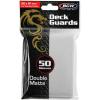 BCW Deck Guard – Double Matte White Card Sleeves | Acid-Free, Archival-Safe, No PVC | Anti-Glare Matte Finish | Fits Standard 2½” x 3½” Game Cards | Durable Deck Protector Sleeves | 1500 Ct