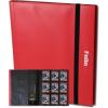 BCW Folio 9-Pocket Card Album – Red | Archival Safe, Side-Loading Trading Card Binder | Premium Collectible Storage Solution for Trading Cards, TCG, Sports Cards, and More – 360-Card Capacity