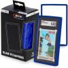BCW Graded Blue Card Slab Bumpers for SGC | 6-Pack Edge Protectors for Sports & Trading Cards(Blue)