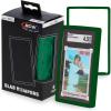 BCW Graded Blue Card Slab Bumpers for SGC | 6-Pack Edge Protectors for Sports & Trading Cards(Green)