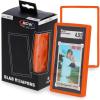 BCW Graded Blue Card Slab Bumpers for SGC | 6-Pack Edge Protectors for Sports & Trading Cards(Orange)