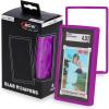 BCW Graded Blue Card Slab Bumpers for SGC | 6-Pack Edge Protectors for Sports & Trading Cards(Purple)