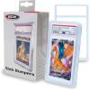 BCW Graded Card Slab Bumpers – Black | TPE Edge Protectors for PSA Slabs (2017–Current) | Secure Fit & Easy Grip | Pack of 6 Bumpers for PSA-Graded Card Cases | Collector-Grade Protection(Clear)