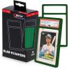 BCW Graded Card Slab Bumpers – Black | TPE Edge Protectors for PSA Slabs (2017–Current) | Secure Fit & Easy Grip | Pack of 6 Bumpers for PSA-Graded Card Cases | Collector-Grade Protection(Green)