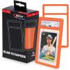 BCW Graded Card Slab Bumpers – Black | TPE Edge Protectors for PSA Slabs (2017–Current) | Secure Fit & Easy Grip | Pack of 6 Bumpers for PSA-Graded Card Cases | Collector-Grade Protection(Orange)