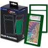 BCW Graded Card Slab Bumpers for BGS Slabs – Black | 6-Pack Durable TPE Edge Protectors | Shields BGS-Standard Slabs from Scuffs, Chips & Impact Damage | Easy Fit & Non-Slip Grip for Trading Cards(Green)