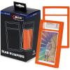 BCW Graded Card Slab Bumpers for BGS Slabs – Black | 6-Pack Durable TPE Edge Protectors | Shields BGS-Standard Slabs from Scuffs, Chips & Impact Damage | Easy Fit & Non-Slip Grip for Trading Cards(Orange)