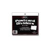 BCW Postcard Dividers | 4×6 Polyethylene Index Card Dividers | Write-On Tabs | Archival-Quality Plastic for Postcard Storage Box | PVC-Free Card Storage Dividers for Recipe Cards, Photos, TCG & More