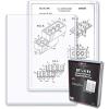BCW Premium 8.5×11 Topload Holder | Rigid PVC, No Harmful Additives | Protects Photos, Prints, and Work Papers | Crystal Clear Display Document Toploader | Clear Plastic Document Holder