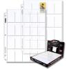BCW Pro 20-Pocket Tobacco Card Holder Pages – 100ct | Premium High-Clarity, Archival Safe Card Protectors for T206 Cards | Compatible with Standard 3-Ring Binders | Toploader Binder Card Pages