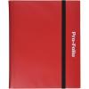 BCW Pro-Folio 9-Pocket Card Album – Black | Archival Safe, Side-Loading Trading Card Binder | Premium Collectible Storage Solution for Trading Cards, TCG, Sports Cards, and More – 360-Card Capacity(Red)