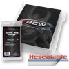 BCW Resealable Team Set Bags – 100 Count | Holds 35 Loose Cards or 5 Standard 35pt Toploaders | Fits Magnetics up to 108pt | Acid-Free Team Bags for Trading Cards & Shipping