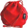 BCW Spectrum Dice Bag – Blue | Holds Over 350 Dice | Durable Faux-Suede Drawstring Bag for D&D, Pathfinder, MTG | Perfect Dice Storage & Transport Solution | RPG & Tabletop Gaming Accessories(Red)