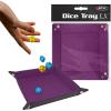 BCW Square Dice Tray – Blue | 7×7 Inches | Ideal for Dungeons and Dragons, Pathfinder, etc | Dice Rolling Tray Gaming Accessory for Tabletop RPGs and Board Games…(Plum)