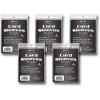 BCW Standard Card Sleeves – 2-5/8″ x 3-5/8″ – 5 Packs (500 Total) | Crystal Clear Acid-Free, Toploader | Trading Card Sleeves for Baseball, Basketball, Football, Hockey, Pokemon, MTG, etc