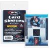 BCW Thick Card Sleeves – 100 Pack | Crystal Clear Polypropylene Protective Sleeves for Collectible Cards | Card Protector Sleeves Holds Trading Cards Up to 240pt | Fits Thick-Card Topload Holders