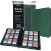 BCW Top Loader Binder | 9-Pocket LX Album | Green Leatherette Toploader, Archival Safe, Side-Loading Pages | Holds 252 Standard 3×4 Toploaders | Ideal for Sports, Trading, Gaming Card and Pokemon Card(Green)