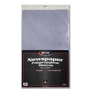 BCW 1-SSLV-NP-16X24 Newspaper Sleeves – 16X24