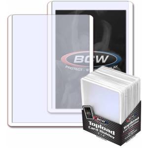 BCW 3×4 Topload Card Holder – Black Border | 25 Pack | Premium Quality Rigid PVC Protector for Standard Size Trading Cards | Card Holders for Sports Cards, MTG, Pokemon, and More (Black)(White)