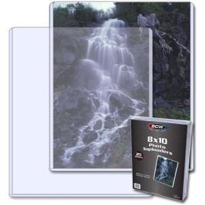 BCW 8×10 Toploader Holder – 25 Count | Rigid PVC, Non-Toxic, Crystal Clear Photocard Sleeves| 8×10 Plastic Sleeves for Prints | Hard Plastic Top Loader Sheet Protectors to Showcase Pictures