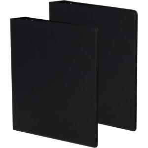 BCW Basics 2 Inch 3 Ring Binder – 1 Pack | Economical Trading Card Storage | Fits Standard 9-Pocket Pages | Collector Album | Black(2 Pack)