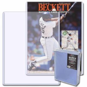 BCW Magazine Topload Holder – 5MM (Pack of 10) | Premium Quality Rigid PVC, Crystal Clear Display, Acid-Free Toploaders | Protective Display for Beckett Price Guides & Magazines, Documents, and Photos