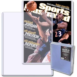 BCW Magazine Topload Holder – 7MM (Pack of 10) | Rigid PVC, Crystal Clear Display, Acid-Free Toploaders | Protective Display for Beckett Price Guides & Magazines, Documents, and Photos