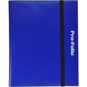 BCW Pro-Folio 9-Pocket Card Album – Black | Archival Safe, Side-Loading Trading Card Binder | Premium Collectible Storage Solution for Trading Cards, TCG, Sports Cards, and More – 360-Card Capacity(Blue)