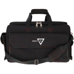 BCW Spectrum Board Game Bag | Durable Duffle for 6-8 Board Games | Expandable Pockets & Storage | Comfortable Removable Shoulder Strap | Easy Top & Side Access(Black)