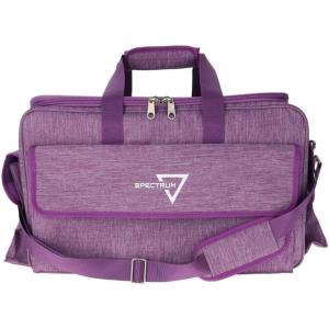 BCW Spectrum Board Game Bag | Durable Duffle for 6-8 Board Games | Expandable Pockets & Storage | Comfortable Removable Shoulder Strap | Easy Top & Side Access(Purple)