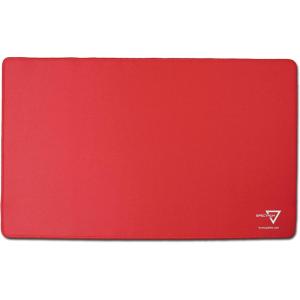 BCW Spectrum Playmat – Black (24″ x 14″) | Stitched Edges for Durability | Ideal for TCG, Tabletop Gaming & Magic: The Gathering(Red)