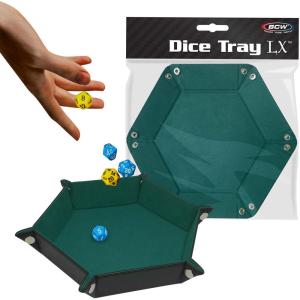 BCW Square Dice Tray – Blue | 7×7 Inches | Ideal for Dungeons and Dragons, Pathfinder, etc | Dice Rolling Tray Gaming Accessory for Tabletop RPGs and Board Games…(Teal)