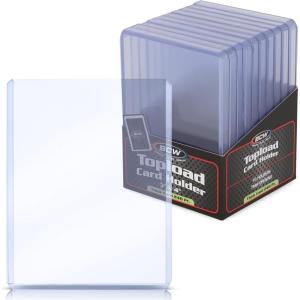 BCW Supplies 240 Pt. Thick Card Topload Holder (10 Count Pack)