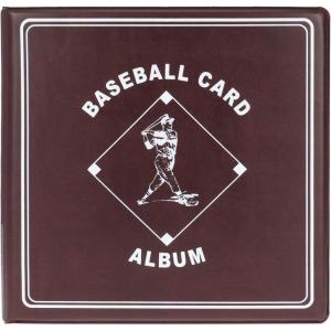 BCW Supplies 3″ Baseball Album – Burgundy | Durable Binder for 90 Baseball Cards | Ideal for Collectors, Storage, and Card Protection – 2 Pack(Single)