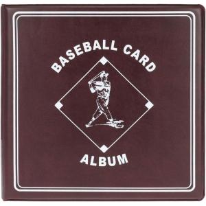 BCW Supplies Baseball 3″ Album – Burgundy | Premium Durable Binder for 90 Baseball Cards, Heavy-Duty D-Ring, Long-Lasting Durability, Classic Display | Perfect for Collectors, Storage, and Protection
