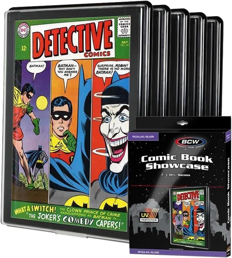 image:imageBCW Comic Frame with UV Protection Modern Age Display Case Silver Age 5 PackSilver Age